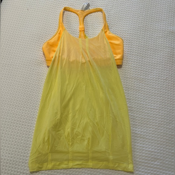 Lululemon Practice Freely Tank Mellow Lemon/Burning Yellow
top size 10 - Picture 8 of 9